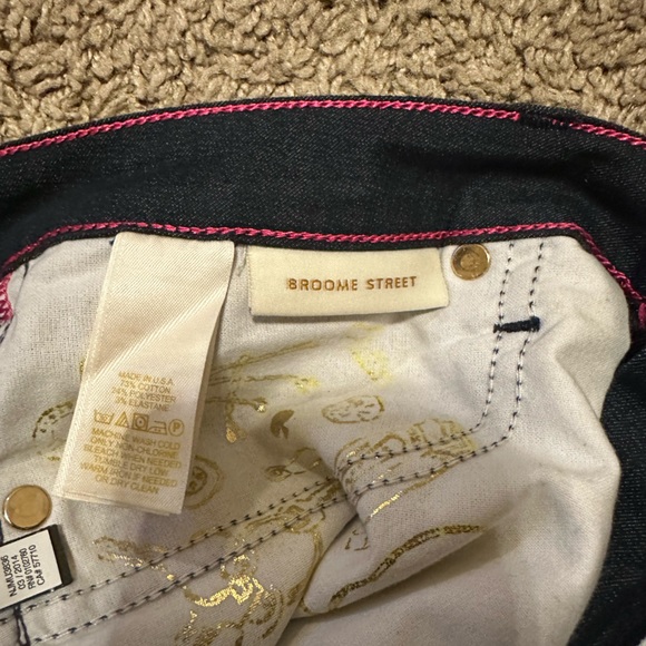 Kate Spade Broome Street cropped jeans (dark wash) - Picture 3 of 3